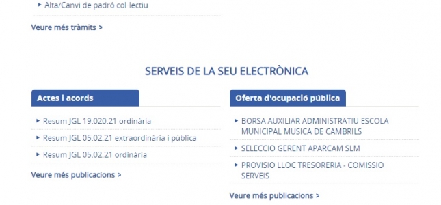 El Ayuntamiento de Cambrils recupera el acceso al registro de entrada para presentar instancias. El Ayuntamiento de Cambrils recupera el acceso al registro de entrada para presentar instancias.