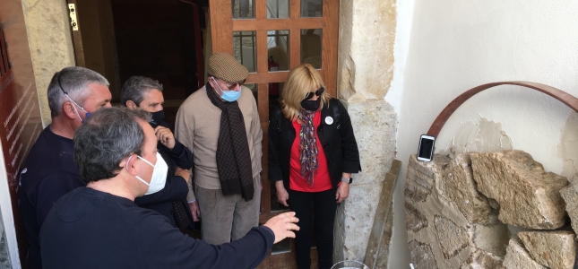 Las obras de restauración del Molí de las Tres Eres de Cambrils finalizan esta semana. Las obras de restauración del Molí de las Tres Eres de Cambrils finalizan esta semana.