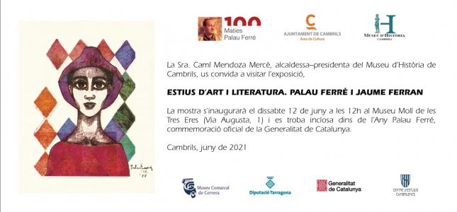 Cambrils se suma al Año Palau Ferré con dos actividades sobre la relación del pintor con Jaume Ferran. Cambrils se suma al Año Palau Ferré con dos actividades sobre la relación del pintor con Jaume Ferran.