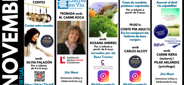 La biblioteca de Cambrils continúa sus actividades de manera virtual. La biblioteca de Cambrils continúa sus actividades de manera virtual.